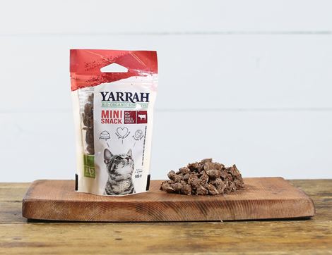 Mini Meat Snacks for Cats, Organic, Yarrah (50g)