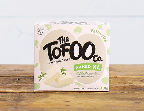 Naked XL Extra Firm Tofu, Organic, The Tofoo Co. (450g)