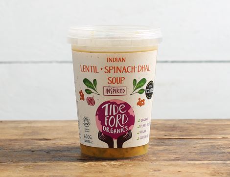 lentil & spinach dhal soup tideford