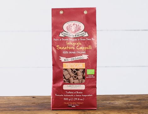 Tubetti Rigati Integrale, Organic, Rustichella d'Abruzzo (500g)
