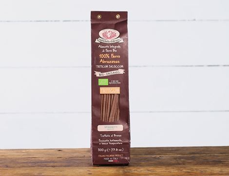 Spaghetti Farro Pasta, Organic, Rustichella d'Abruzzo (500g)