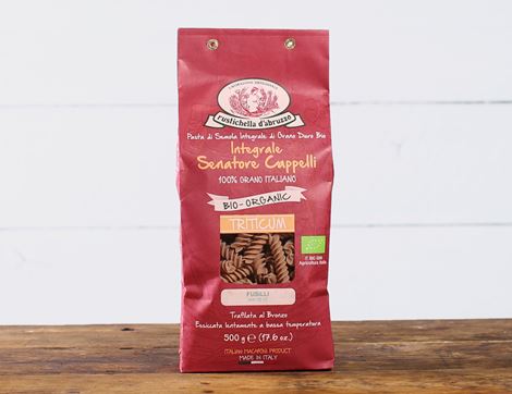 Fusilli Integrale Senatore Cappelli, Organic, Rustichella d'Abruzzo (500g)