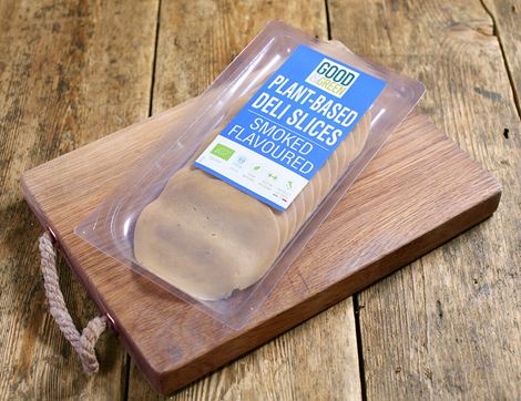 Smoked Plant Based Deli Slices, Organic, Good & Green (90g)