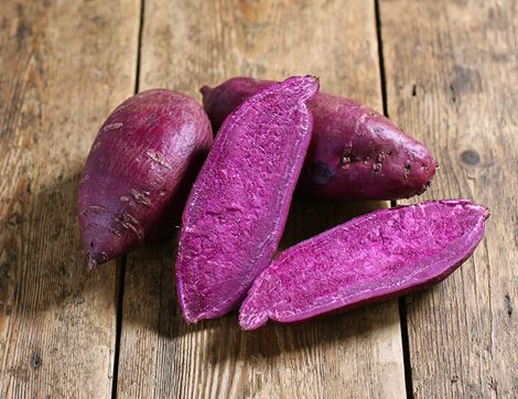 organic english purple sweet potatoes