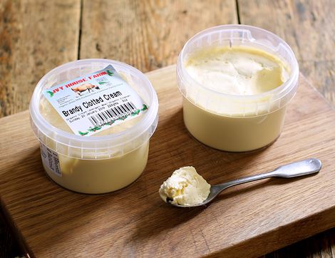 Brandy Clotted Cream, Organic, Ivy House Farm (2 x 226g)
