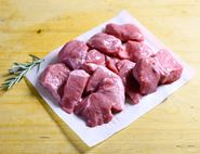 Ruby Veal Diced, Organic, 100% Pasture Fed, Peelham Farm (350g)