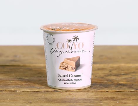 Salted Caramel, Dairy Free, Coconut Yogurt, Organic, COYO (125g)