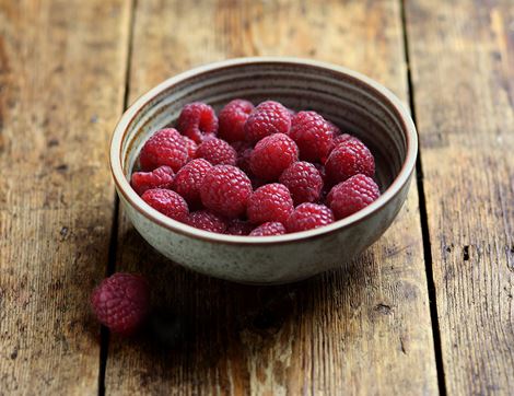organic english raspberries