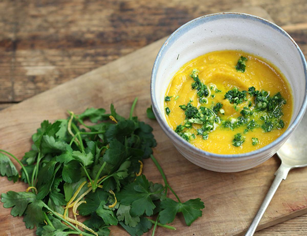 Carrot Soup with Gremolata