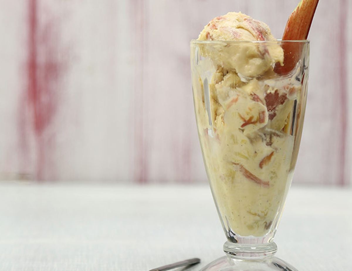 Rachel's Roasted Rhubarb Ice Cream