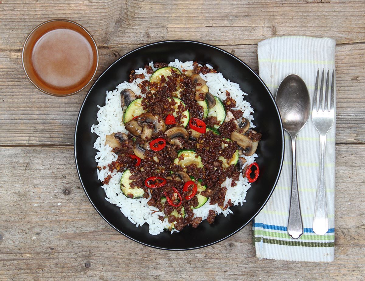 Thai Spiced Beef & Really Nice Rice 