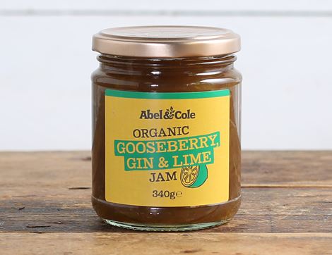 gooseberry gin & lime jam abel & cole