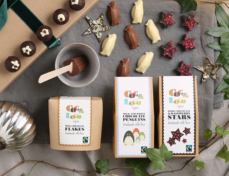 the artisan chocolate christmas gift box