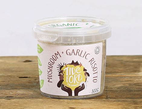 Mushroom & Garlic Risotto, Organic, Tideford Organics (300g)