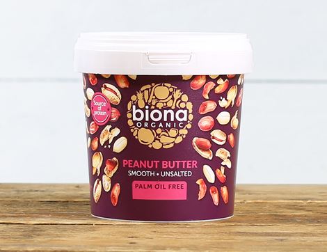 Peanut Butter Smooth, Organic, Biona (1kg)