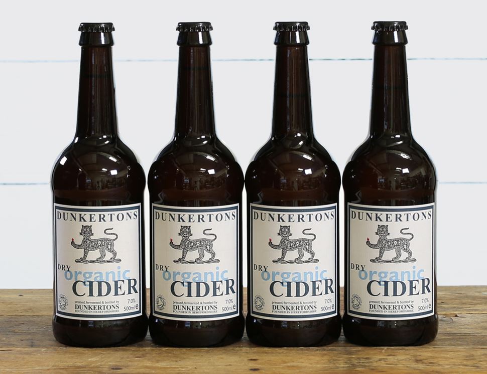 Dry Cider, Organic, Dunkertons (4 x 500ml)