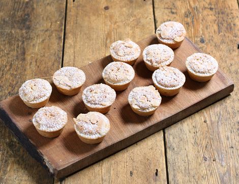 organic mini bakewell tarts famous hedgehog bakery