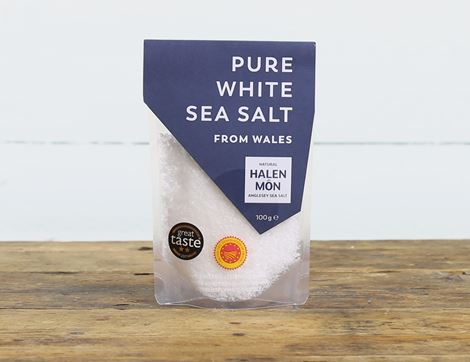 Pure White Sea Salt, Halen Môn (100g)