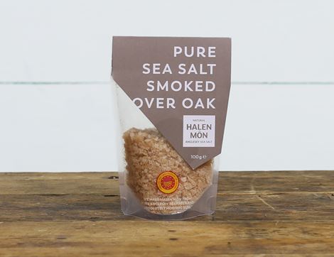 organic pure smoked sea salt Halen Môn