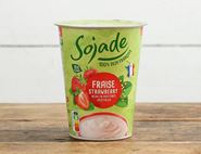 strawberry soya yogurt alternative sojade