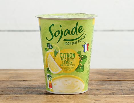 lemon soya yogurt alternative sojade