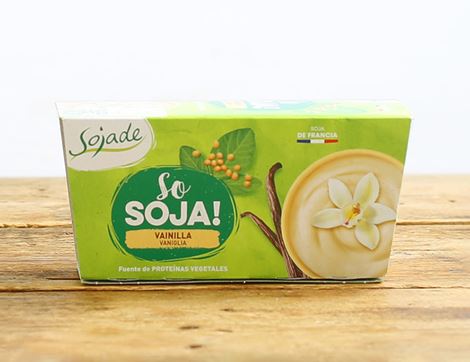 Vanilla Soya Dessert, Organic, Sojade (2 x 100g)
