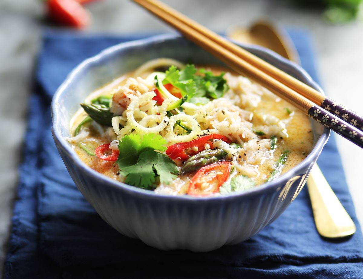 Crab & Coconut Laksa Soup