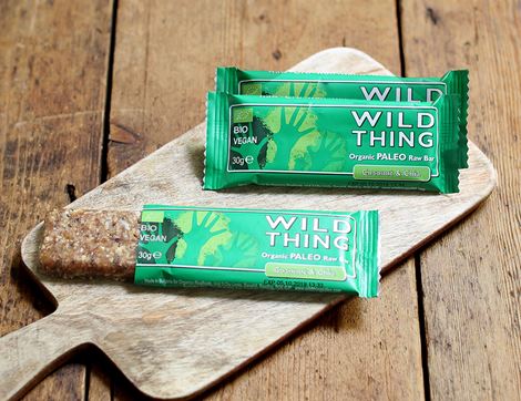 Coconut & Chia, Raw Bar, Organic, Wild Thing (3 x 30g) 