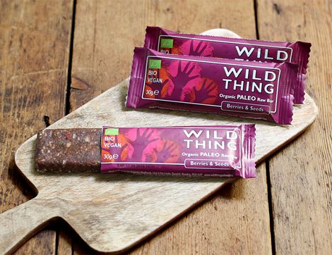 Berries & Seeds, Raw Bar, Organic, Wild Thing (3 x 30g)