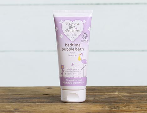 Baby Bedtime Bubble Bath with Lavender, Organic, Muma Loves (200ml)