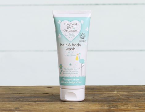 Baby Hair & Body Wash with Calendula, Organic, Muma Loves (200ml)