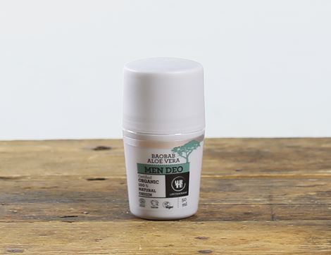 Men's Roll-on Deodorant, Organic, Urtekram (50ml)