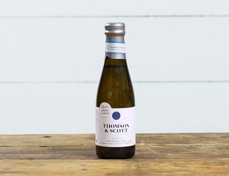 Mini Prosecco, Organic, Thomson & Scott (20cl)
