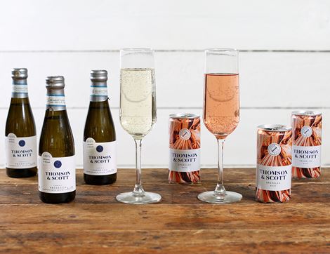 Mini Prosecco, Organic, Thomson & Scott (20cl)