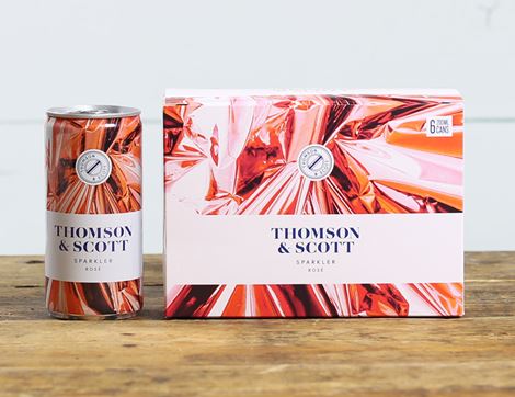 Thomson & Scott Sparkler Rosé, Organic (6 x 200ml)