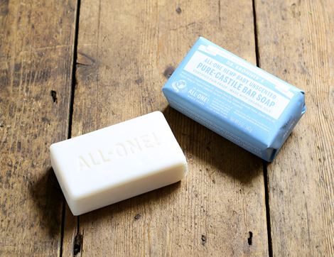 Baby Unscented Soap Bar, Organic, Dr Bronner's (140g)