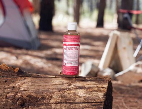 All-One Magic Soap, Rose Scented, Organic, Dr Bronner's (475ml)