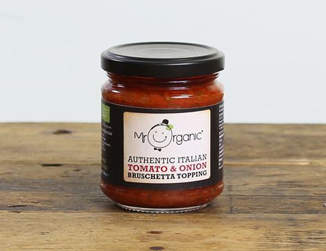 Tomato & Onion Bruschetta Topping, Organic, Mr Organic (200g)