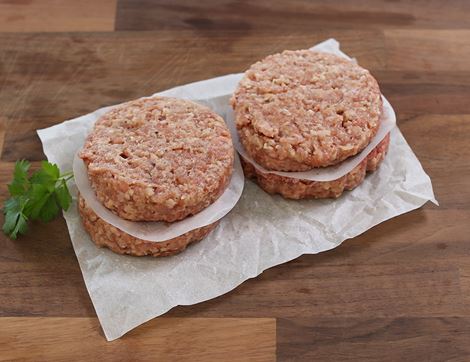 Chicken Burgers, Organic, Daylesford (454g)