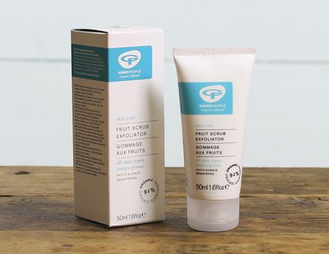 organic fruit scrub exfoliator green people