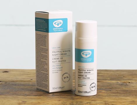 organic fruitful nights night cream green people