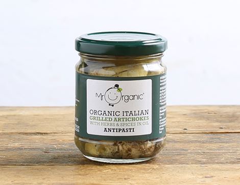 Grilled Artichokes, with Herbs & Spices, Organic, Mr Organic (190g)