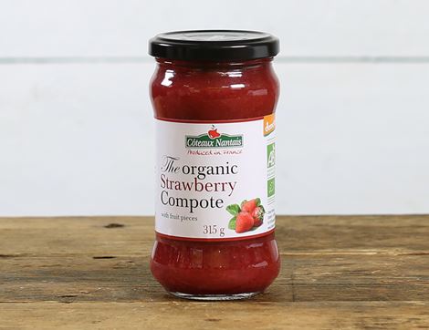 Strawberry Compote, Organic, Coteaux Nantais (315g)