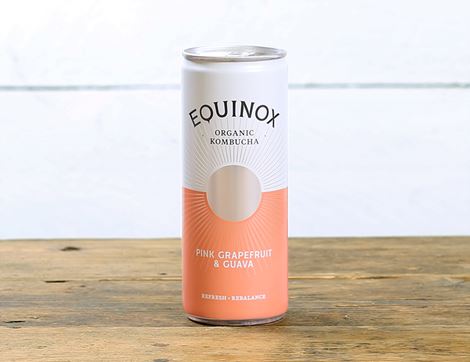 Pink Grapefruit & Guava Kombucha, Organic, Equinox (250ml)
