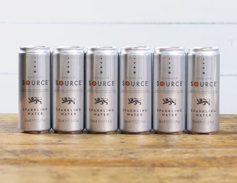 Sparkling Canned Water, Llanllyr Source (6 x 330ml)