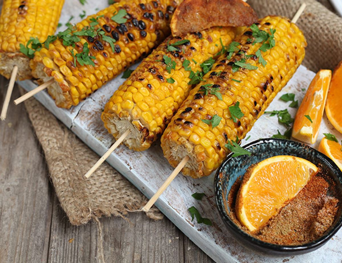 Orange Rubbed Corn