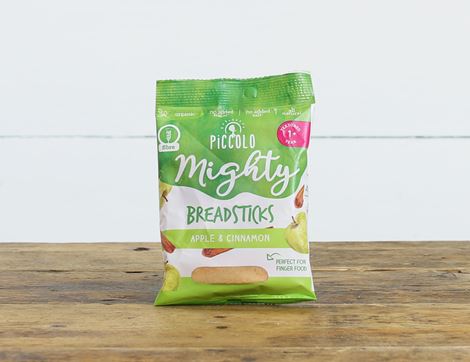 Mighty Breadsticks, Apple & Cinnamon, Organic, Piccolo (20g)