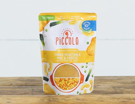 Three Vegetable Mac & Cheese, Stage 3, Organic, Piccolo (180g)