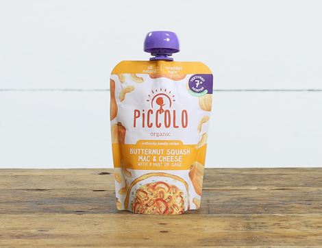 Butternut Squash Mac & Cheese, Stage 2, Organic, Piccolo (130g)