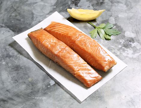 Hot Smoked Salmon, Organic, Severn & Wye Smokery (200g)